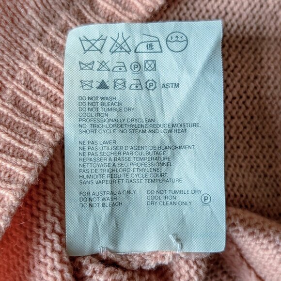 Prada Pink Sleeveless Knit Cashmere Sweater Vest size US 6 - Picture 6 of 8